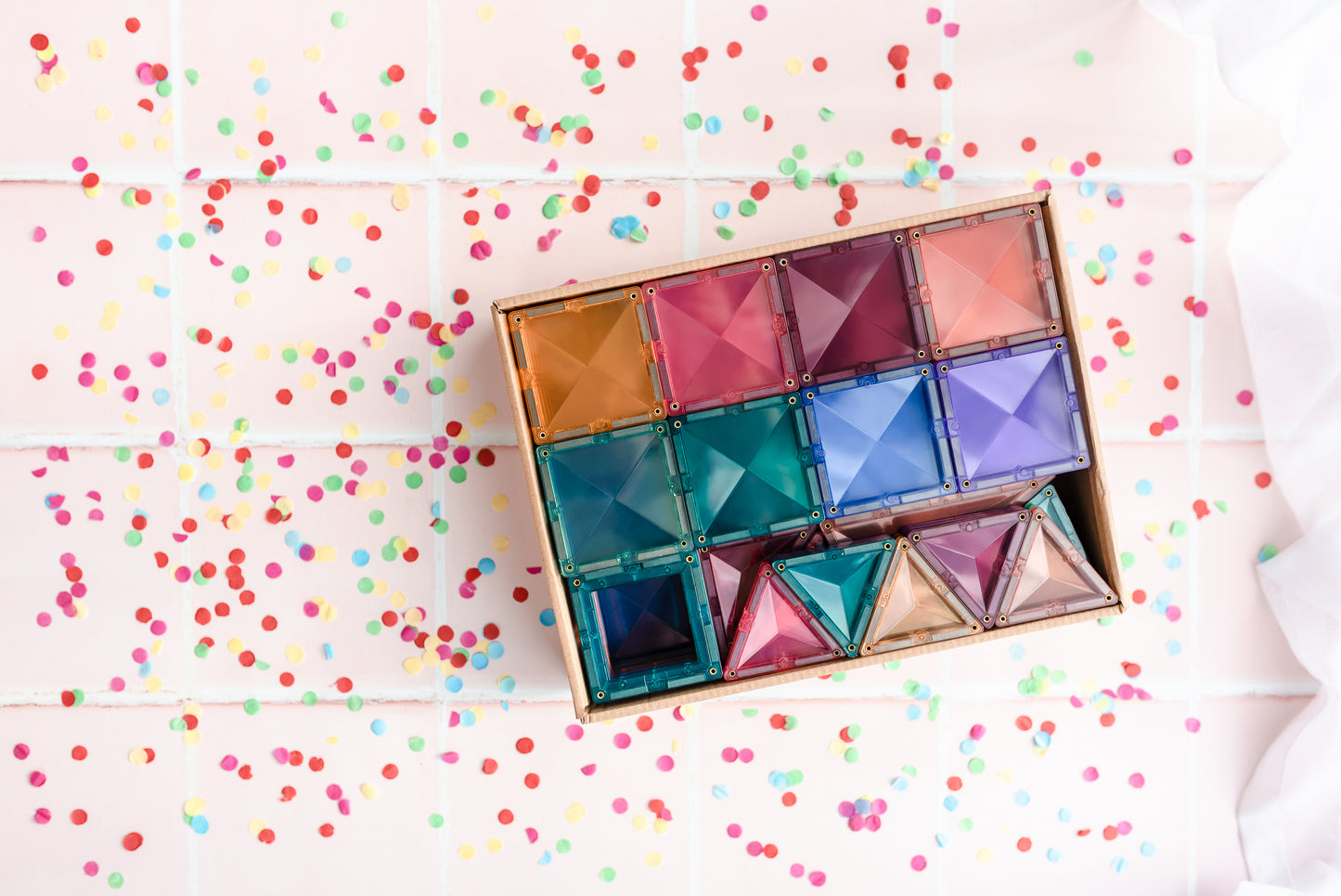 CONNETIX Tiles - Pastel Creative Pack 120 Piece