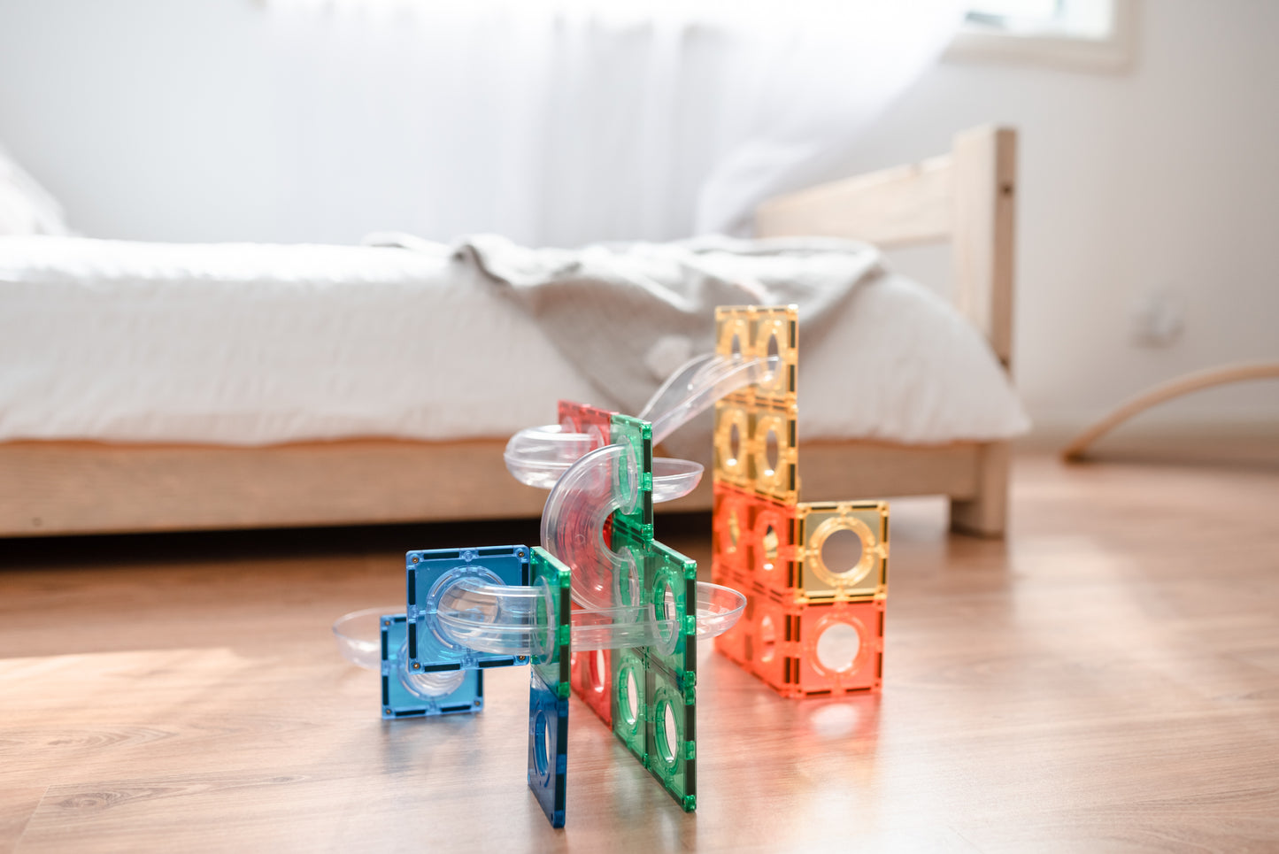 CONNETIX Tiles - Rainbow Ball Run Pack 92 pieces