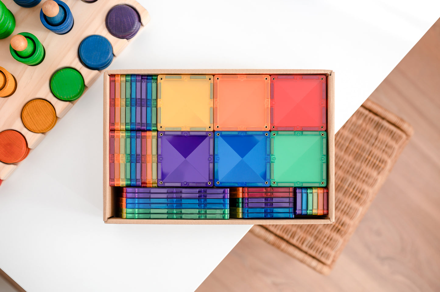 CONNETIX Tiles - Rainbow Creative Pack 102 Pieces