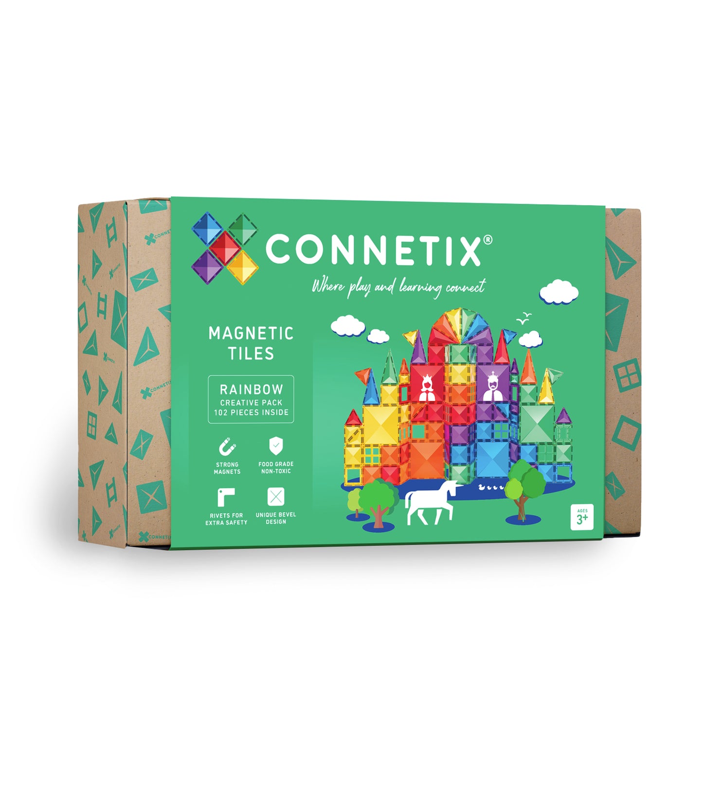CONNETIX Tiles - Rainbow Creative Pack 102 Pieces