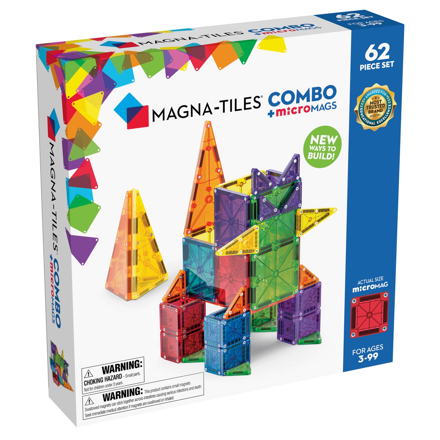 MAGNA-TILES® Combo 62-Piece Set