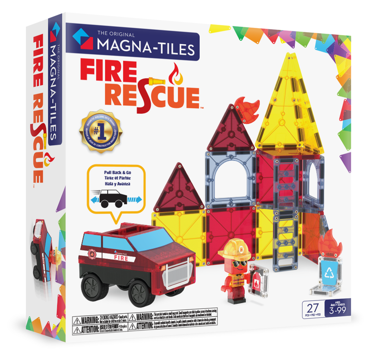 MAGNA-TILES® Fire Rescue 27-Piece Set