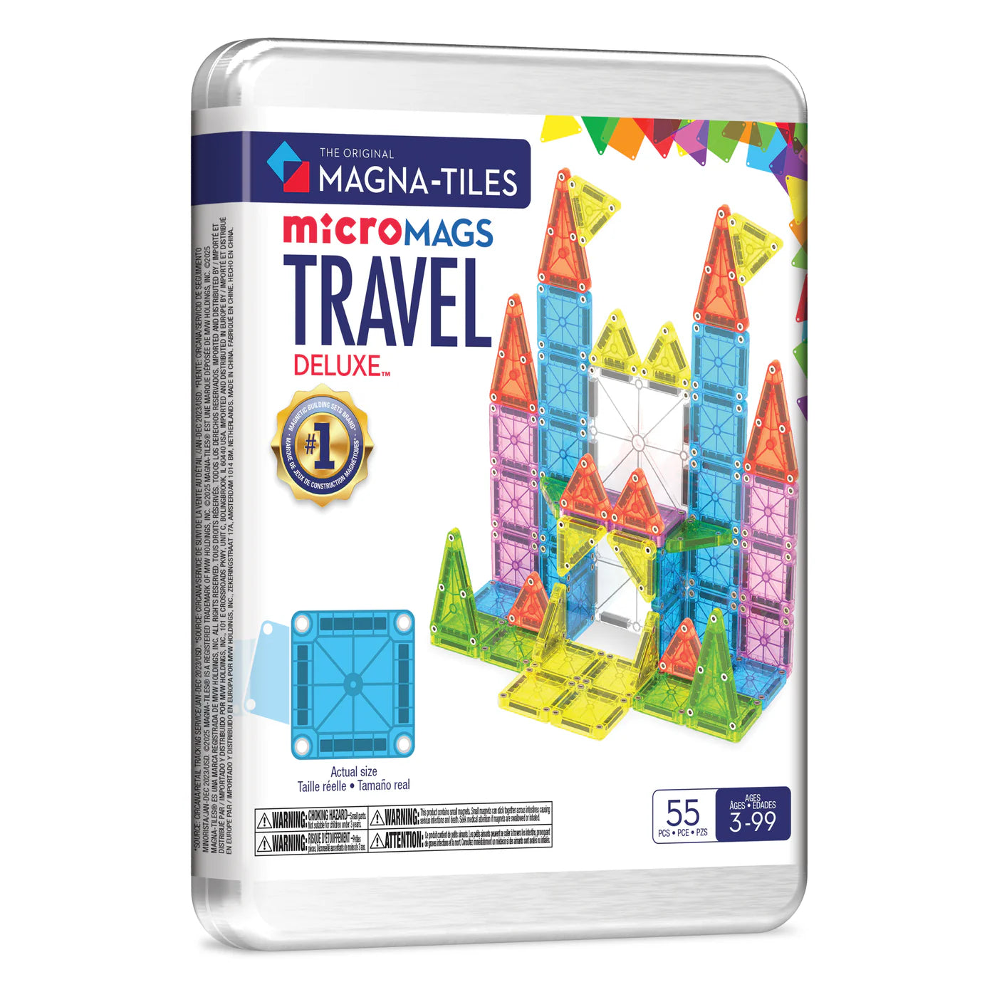Magna-Tiles® Travel Set Deluxe™ 55 Piece Set