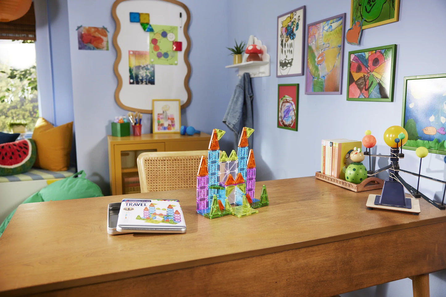 Magna-Tiles® Travel Set Deluxe™ 55 Piece Set