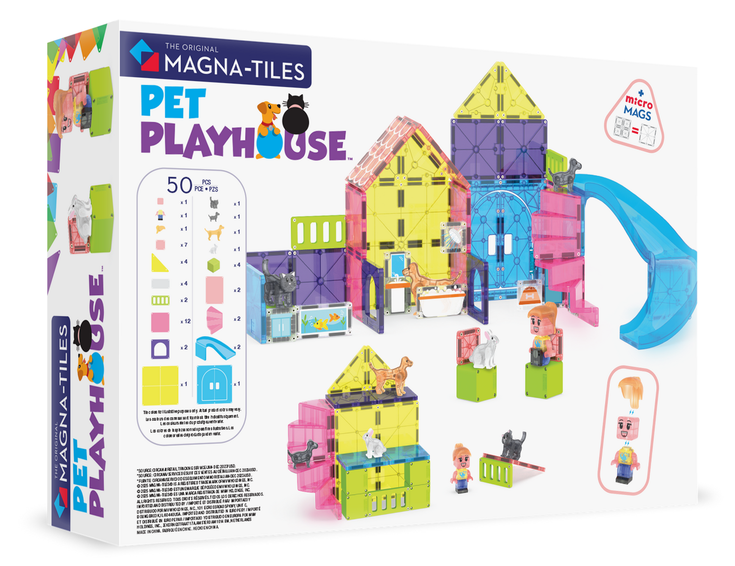MAGNA-TILES® Pet Playhouse 50-Piece Set