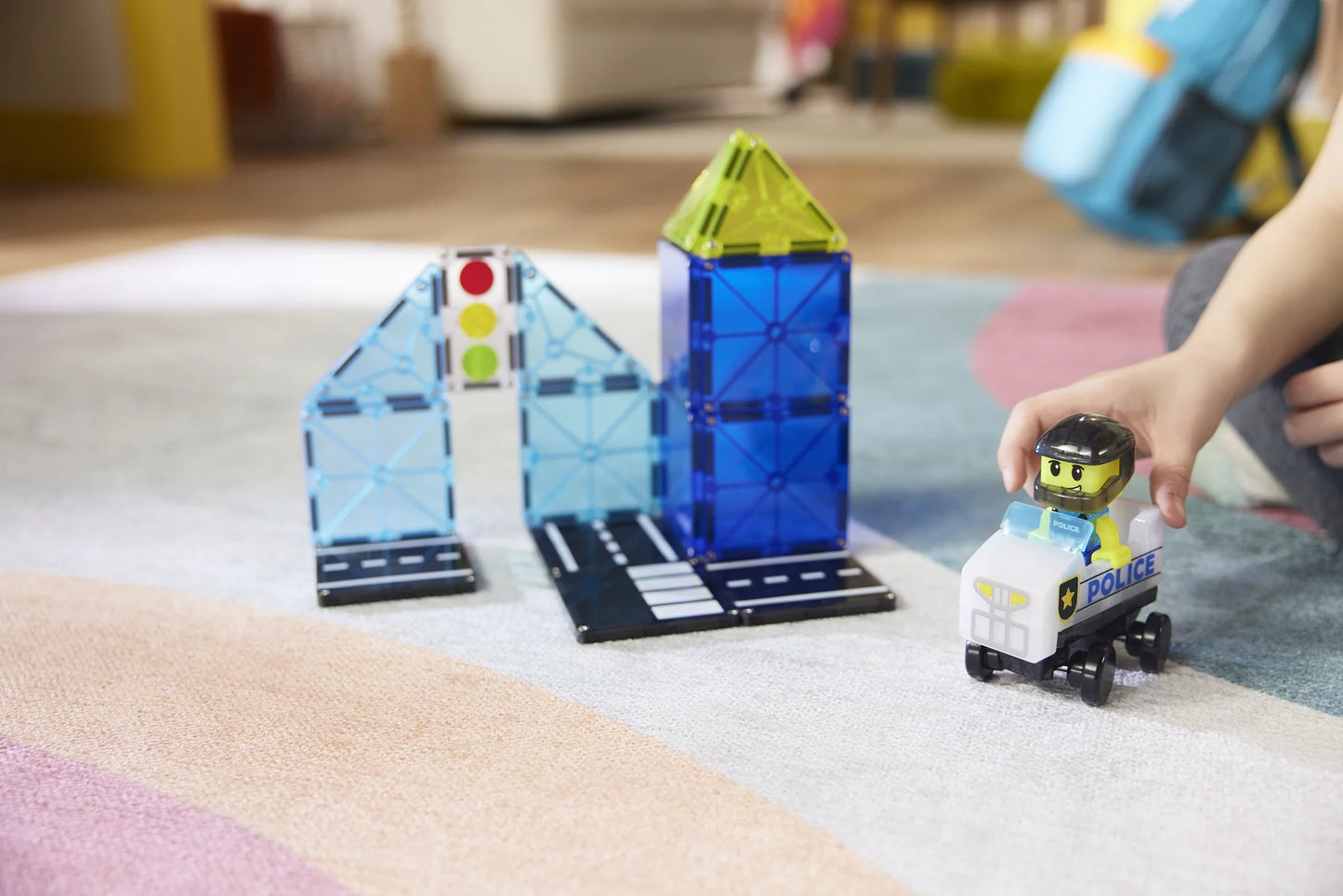 Magna-Tiles Police Patrol™ 20 Piece Set