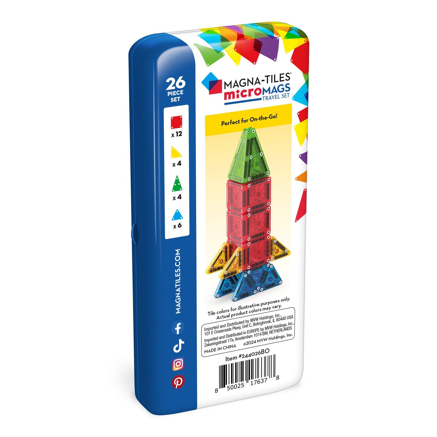 MAGNA-TILES® MicroMAGS Travel Set