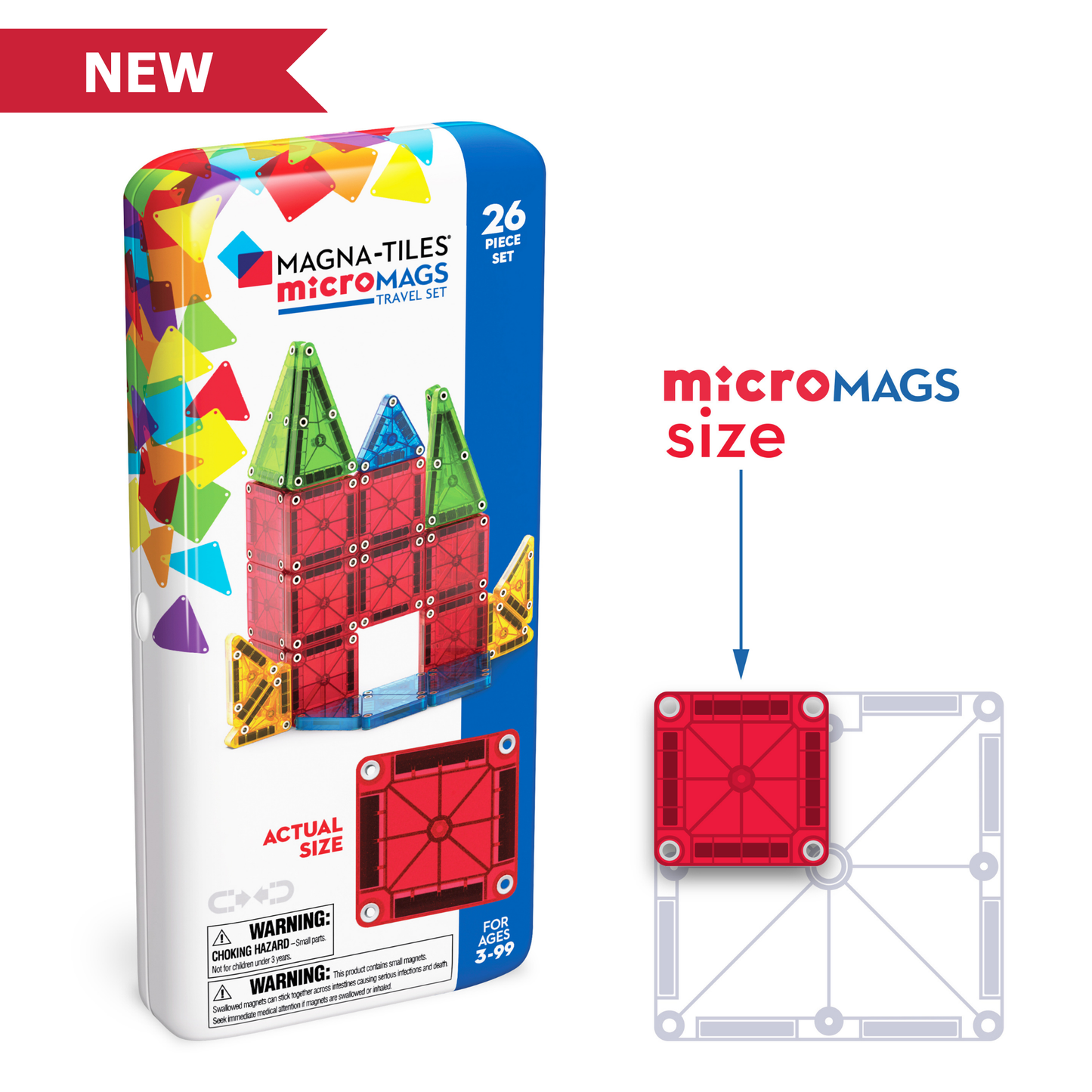 MAGNA-TILES® MicroMAGS Travel Set