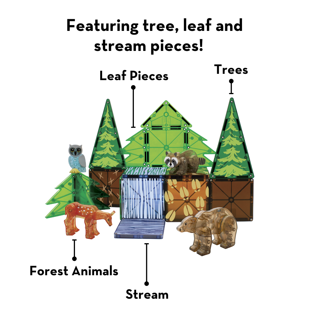 MAGNA-TILES® Forest Animals 25-Piece Set