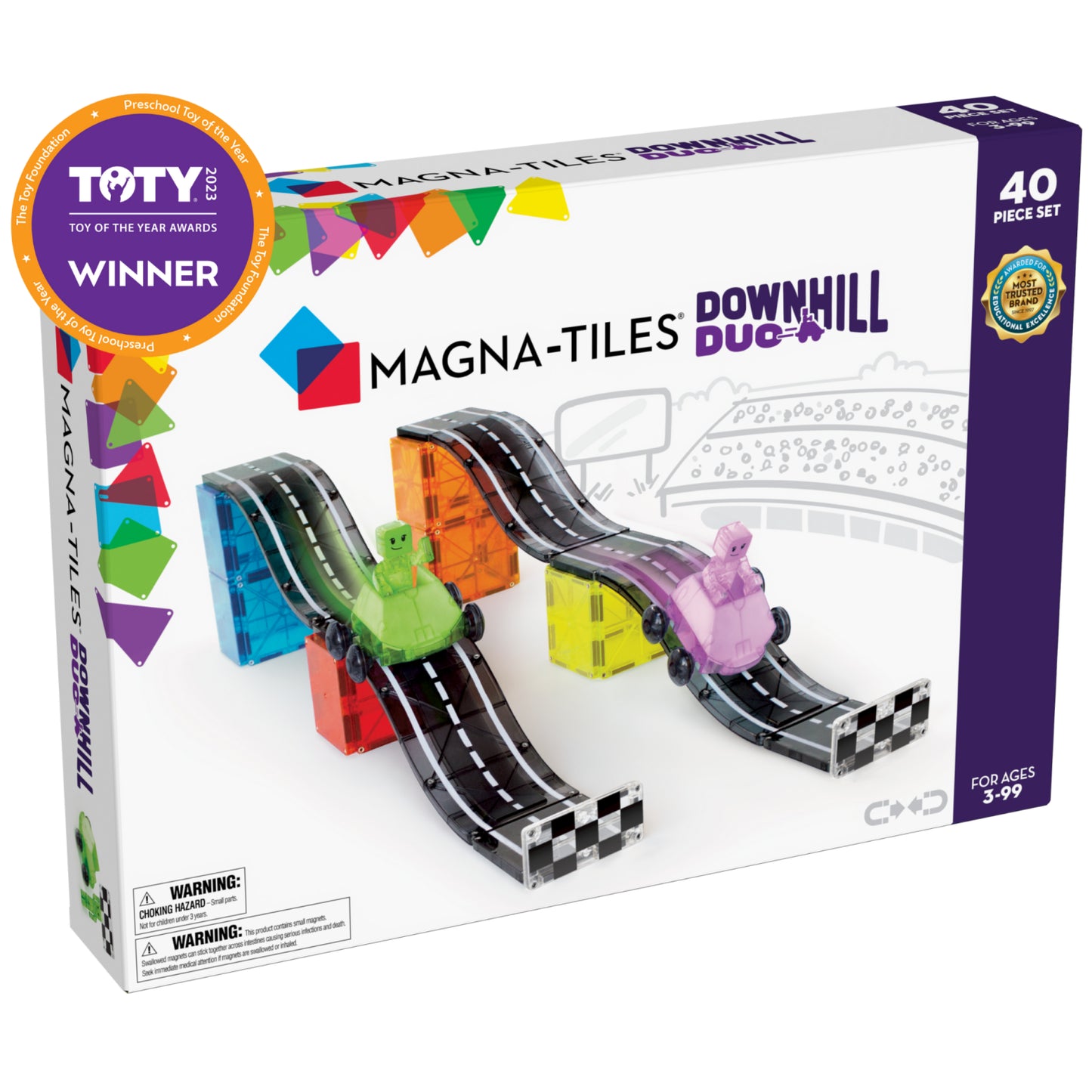 MAGNA-TILES® Downhill Duo-40 Piece Set