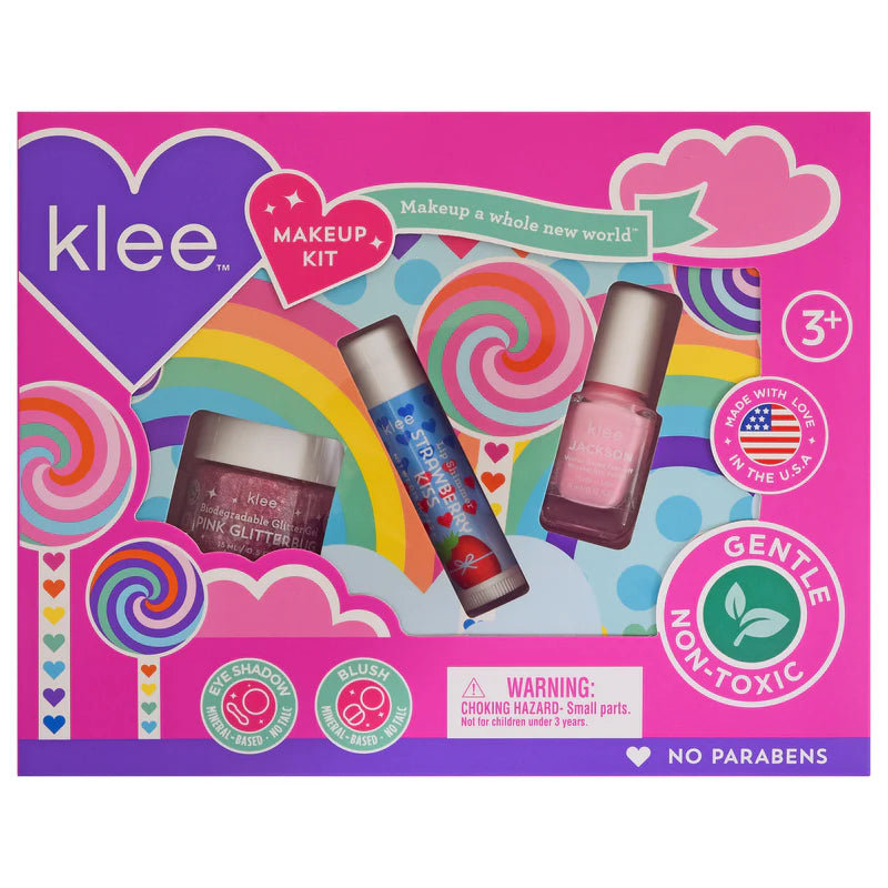 Spinning Pink - Klee Pinwheel Dream 3-Piece Makeup Kit