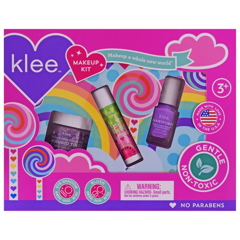 Swirling Purple - Klee Pinwheel Dream 3-Piece Makeup Kit