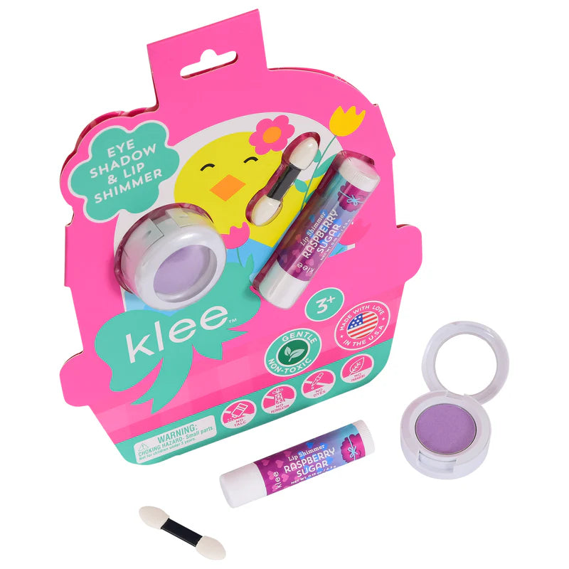 Klee Easter Eye Shadow and Lip Shimmer Set - Berry Sparkles