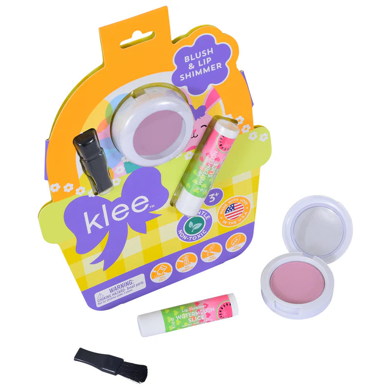 Klee Easter Blush and Lip Shimmer Set - Melon Dream