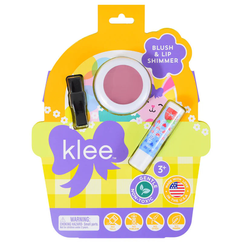 Klee Easter Blush and Lip Shimmer Set - Strawberry Pop