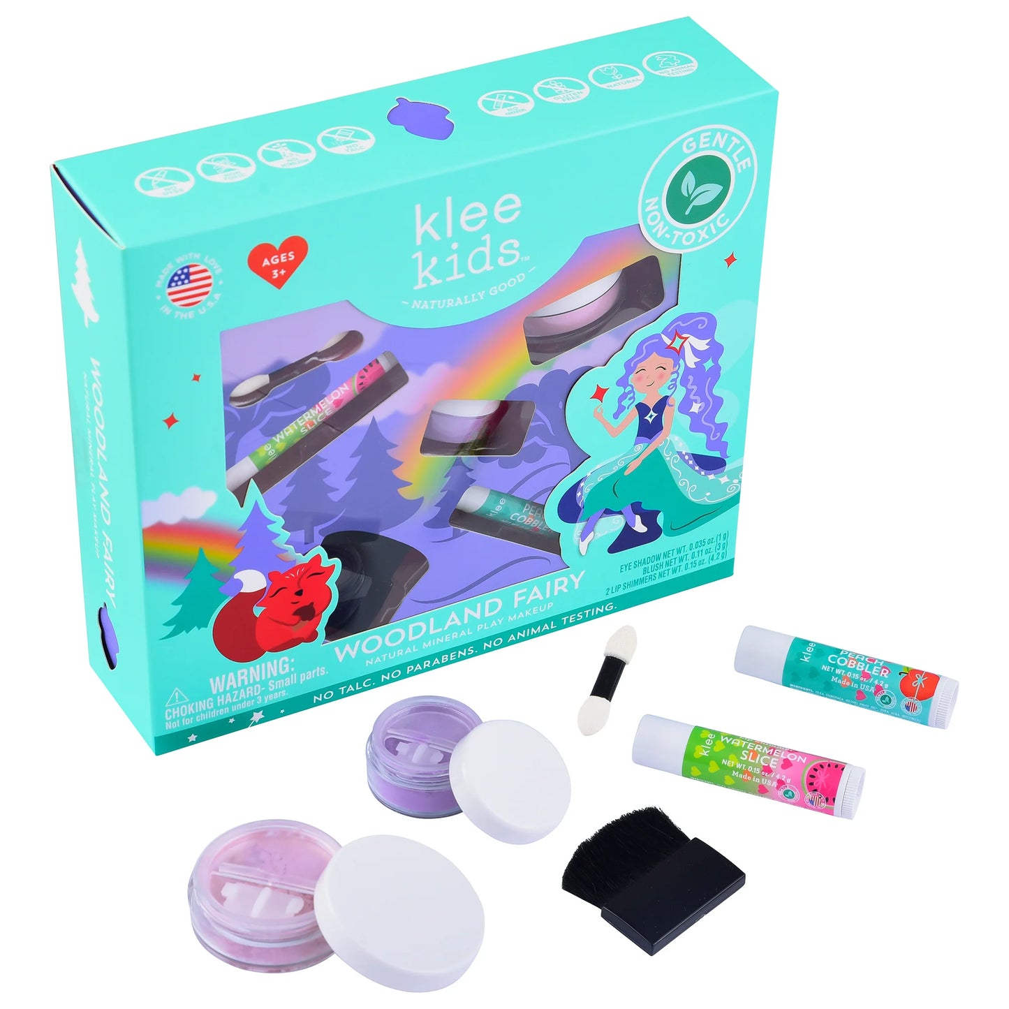 Woodland Fairy - Klee Kids Play Makeup Loose Powder Set