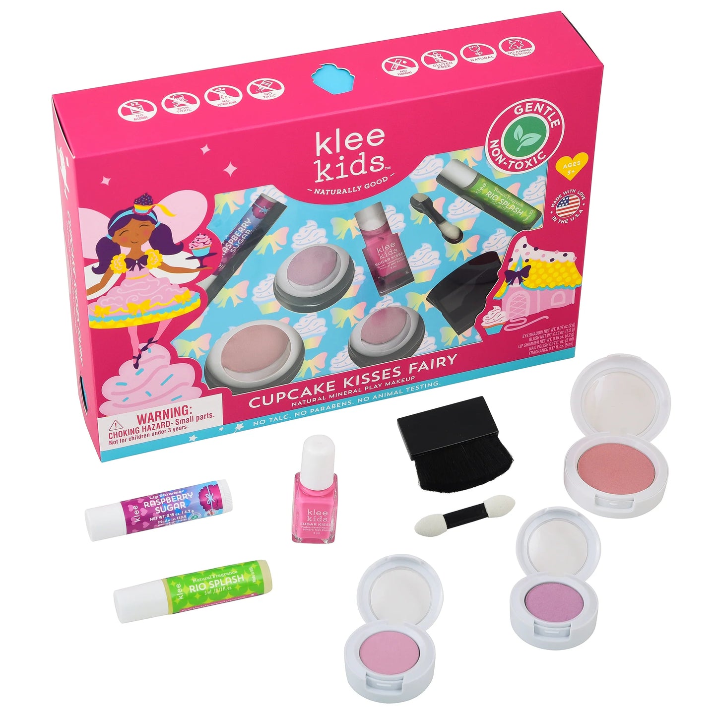 Cupcake Kisses Fairy - Klee Kids Natural Play Makeup Kit