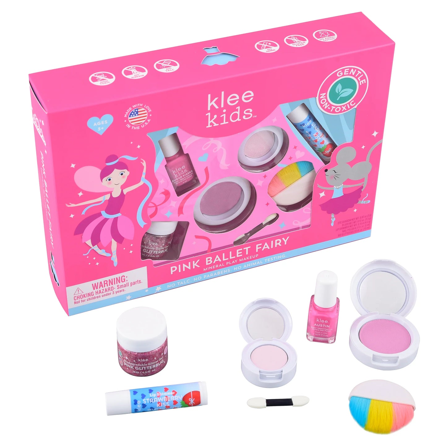Pink Ballet Fairy - Klee Kids Natural Play Makeup Kit