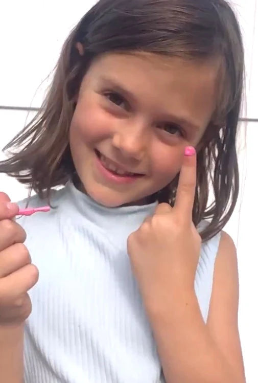 Easter Nail Polish and Lip Shimmer Duo - Hopping Pink