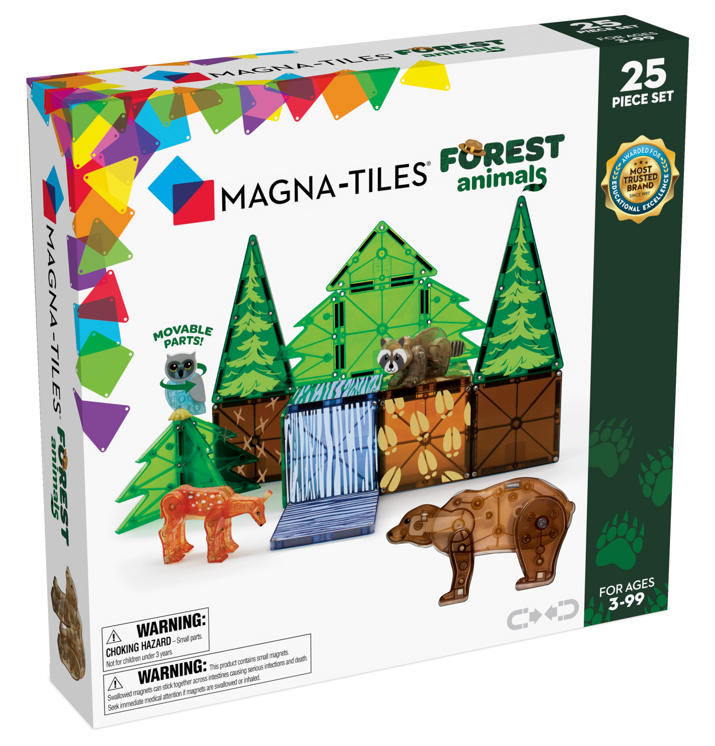 MAGNA-TILES® Forest Animals 25-Piece Set