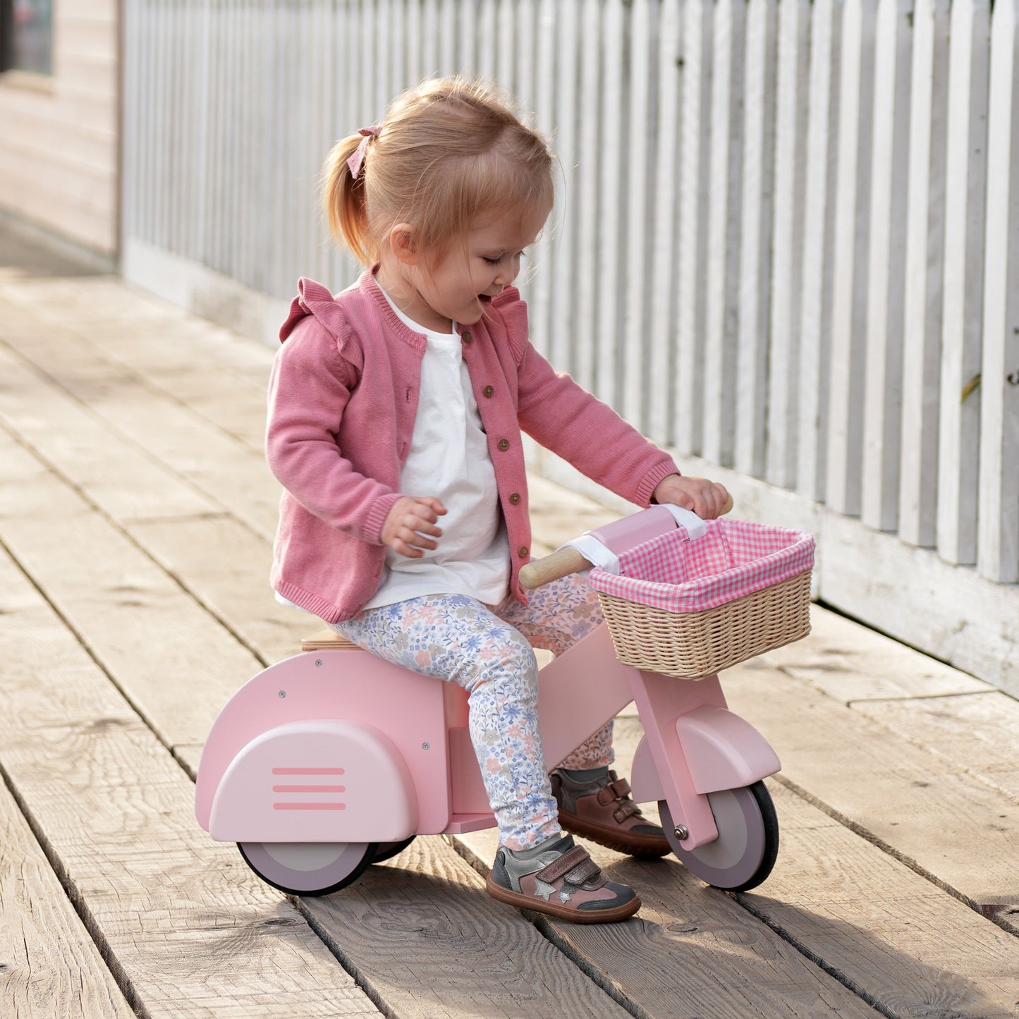 Scooter With Basket