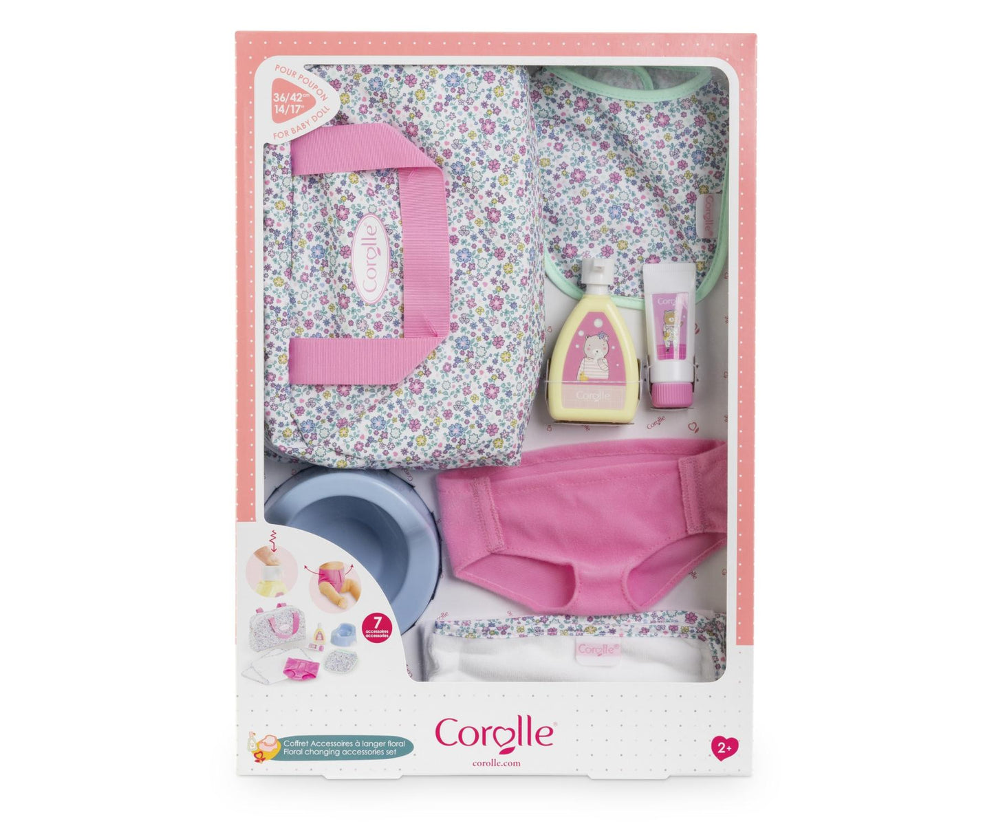 Floral Changing Accessory Set for 12", 14" & 17" Dolls