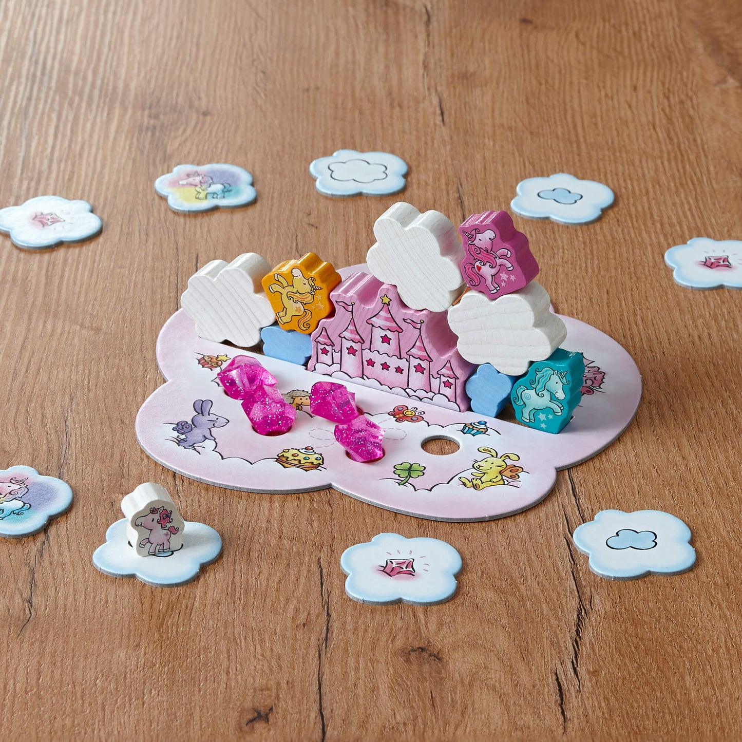 Unicorn Glitterluck-Cloud Stacking Game