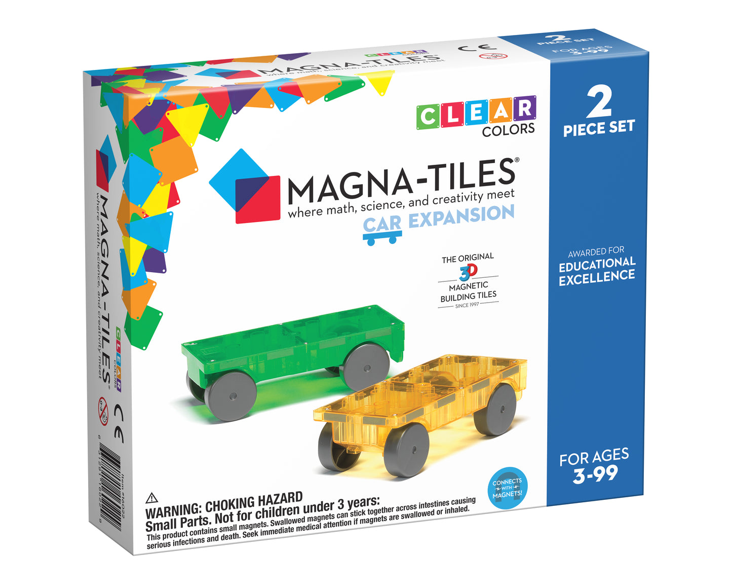 MAGNA-TILES® Cars 2-Piece Expansion Set