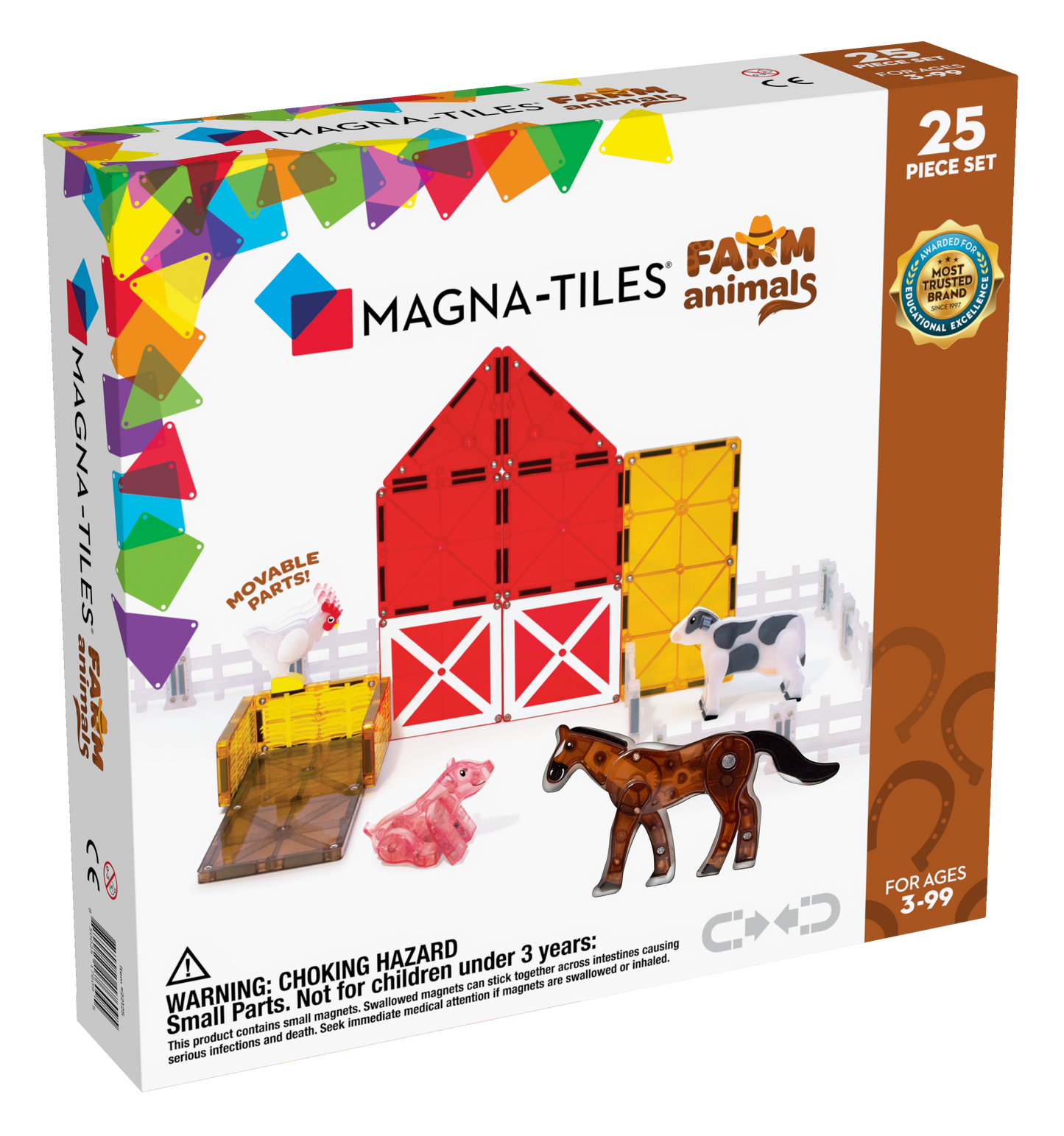 MAGNA-TILES® Farm Animals 25-Piece Set