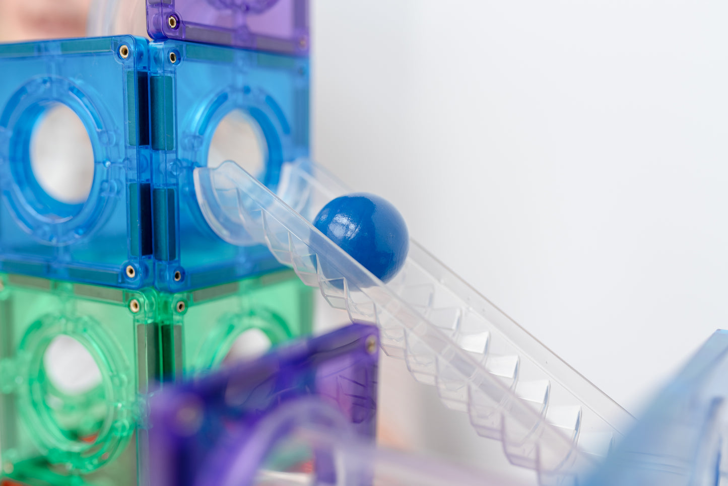 CONNETIX Tiles - Rainbow Ball Run Pack 92 pieces