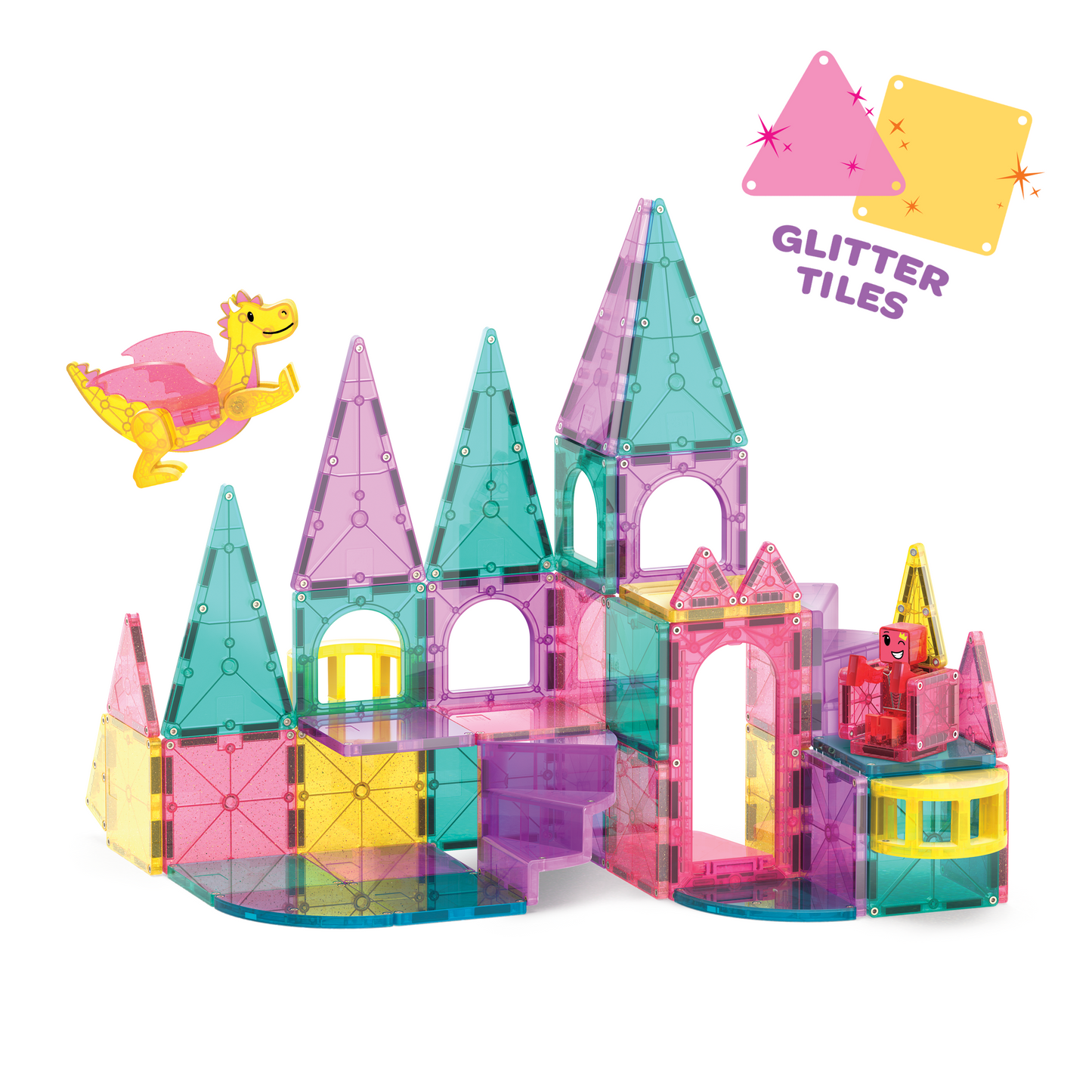 MAGNA-TILES® Castle DLX 48-Piece Set