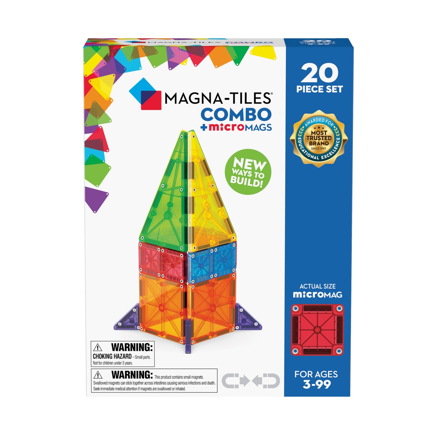 MAGNA-TILES®  Combo 20-Piece Set