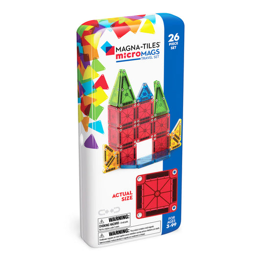 MAGNA-TILES® MicroMAGS 26-Piece Travel Set
