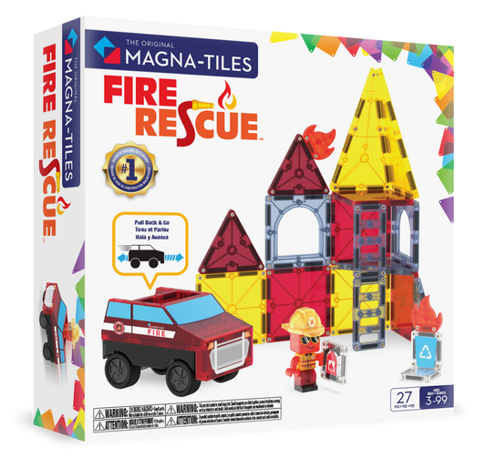 MAGNA-TILES® Fire Rescue 27-Piece Set
