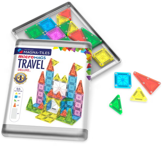 Magna-Tiles® Travel Set Deluxe™ 55 Piece Set