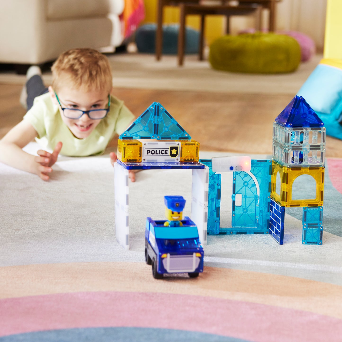 Magna-Tiles® Police Station 35 Piece Set