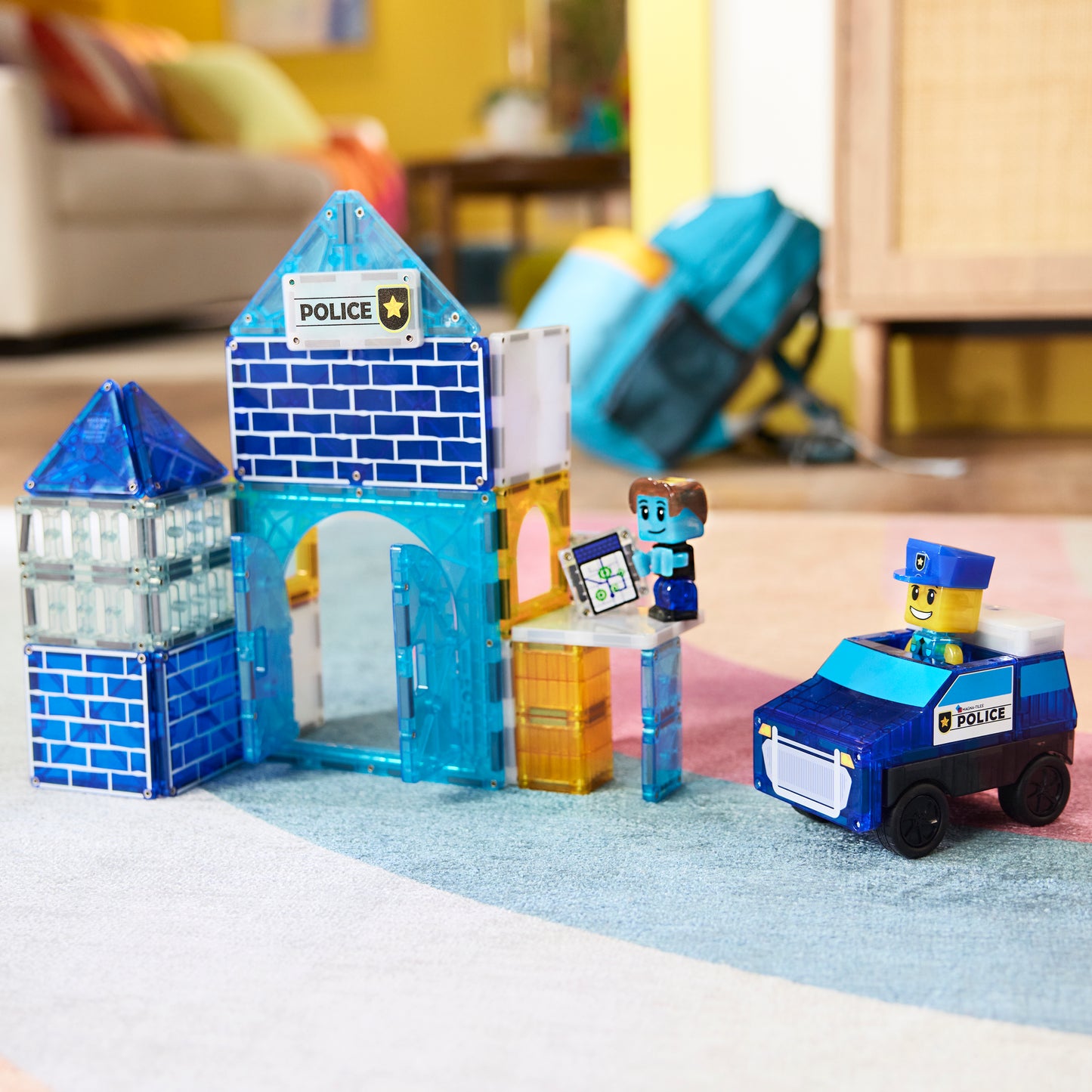 Magna-Tiles® Police Station 35 Piece Set