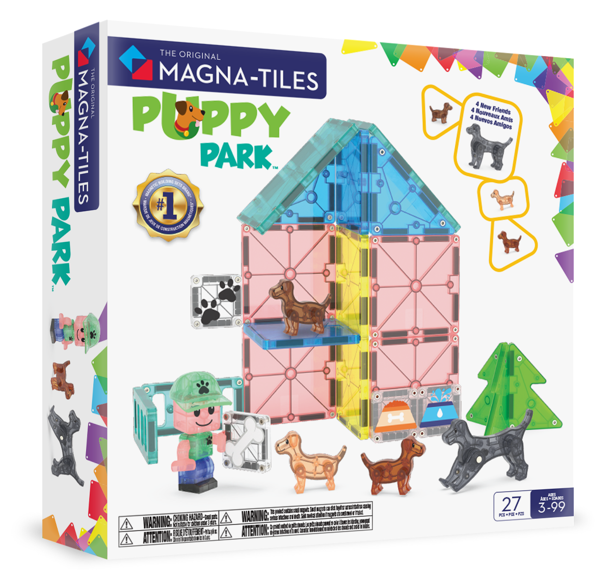 MAGNA-TILES® Puppy Park 27-Piece Set