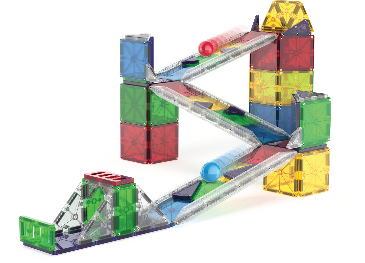 Magna-Tiles® Rail Racers Deluxe 90- Piece Set