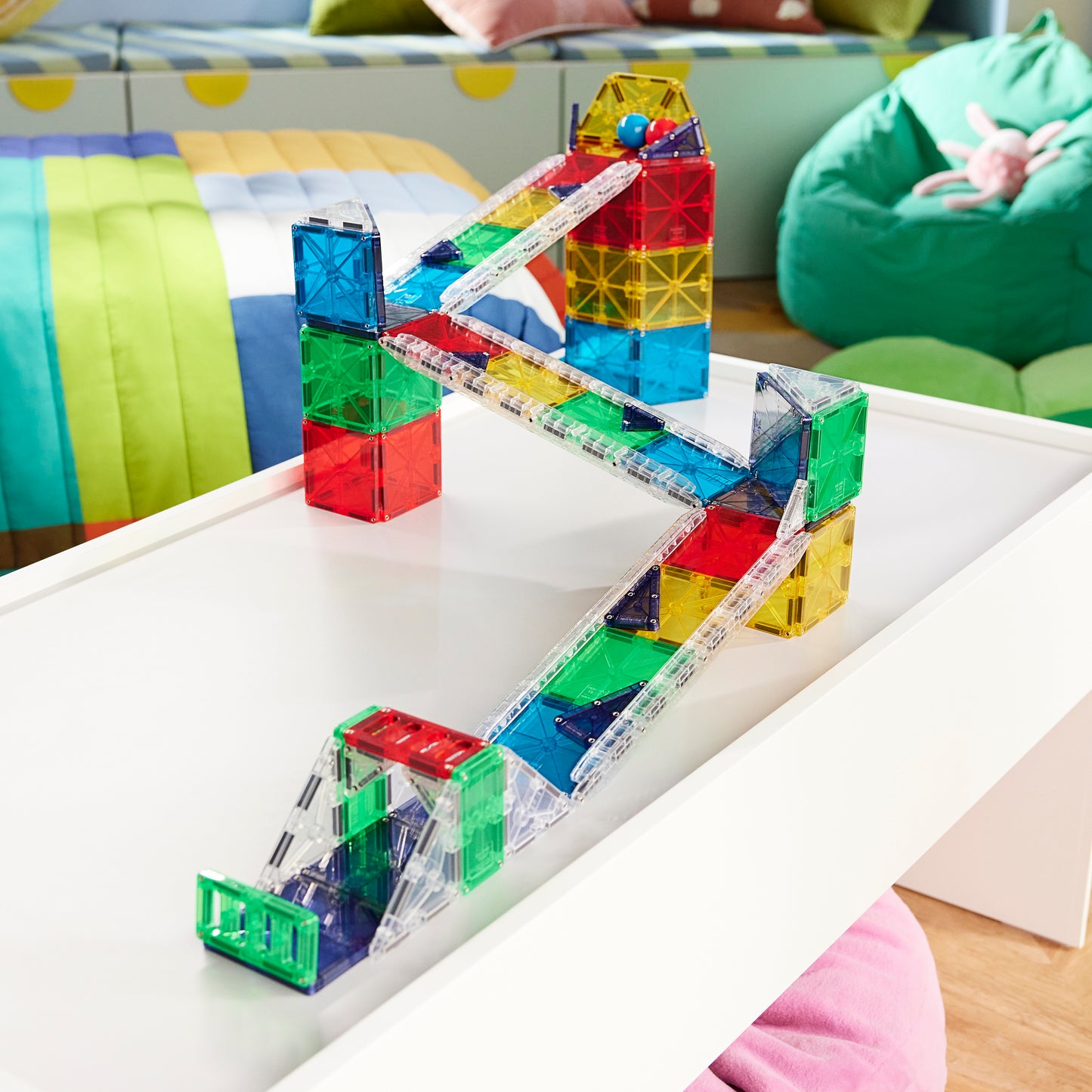 Magna-Tiles® Rail Racers Deluxe 90- Piece Set