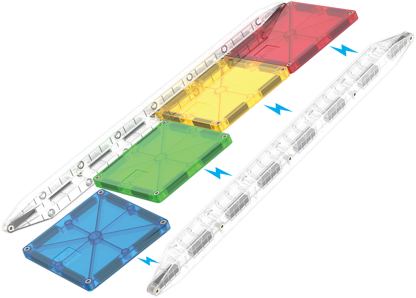 Magna-Tiles® Rail Racers 33-Piece Set