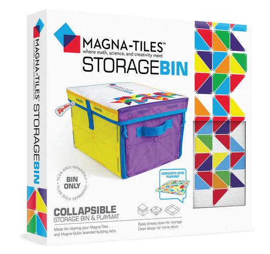 MAGNA-TILES® Storage Bin & Interactive Play-mat
