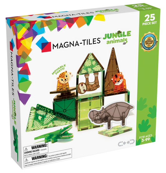 Magna-Tiles Jungle Animals 25-Piece Set