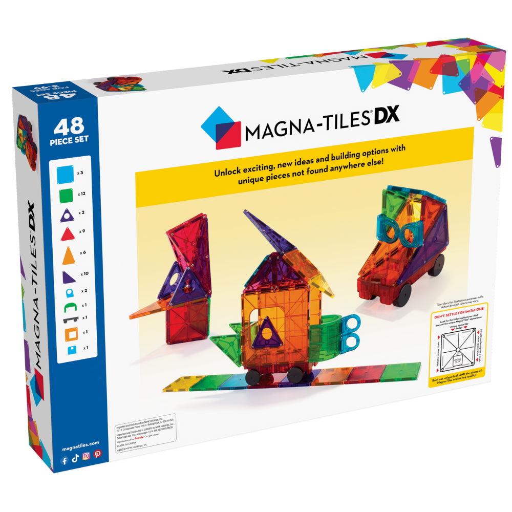 Magna-Tiles Deluxe 48-Piece Set