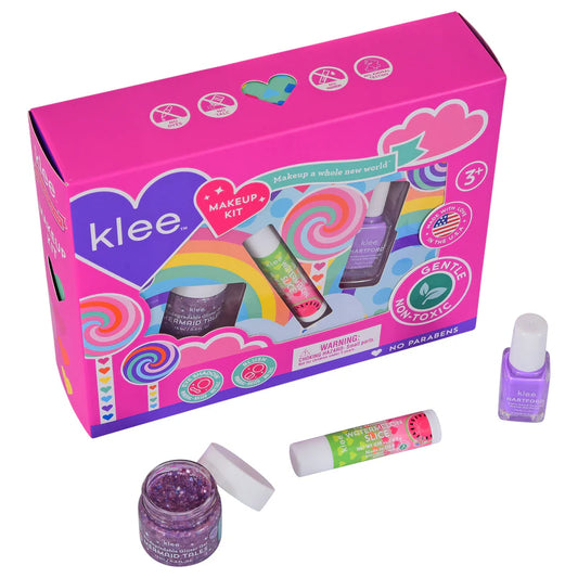 Swirling Purple - Klee Pinwheel Dream 3-Piece Makeup Kit
