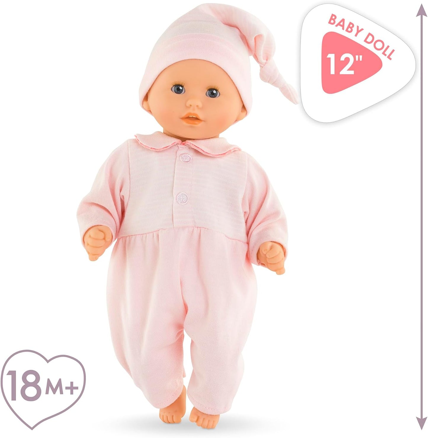 Bébé Calin - Charming Pastel 12" Soft Baby Doll
