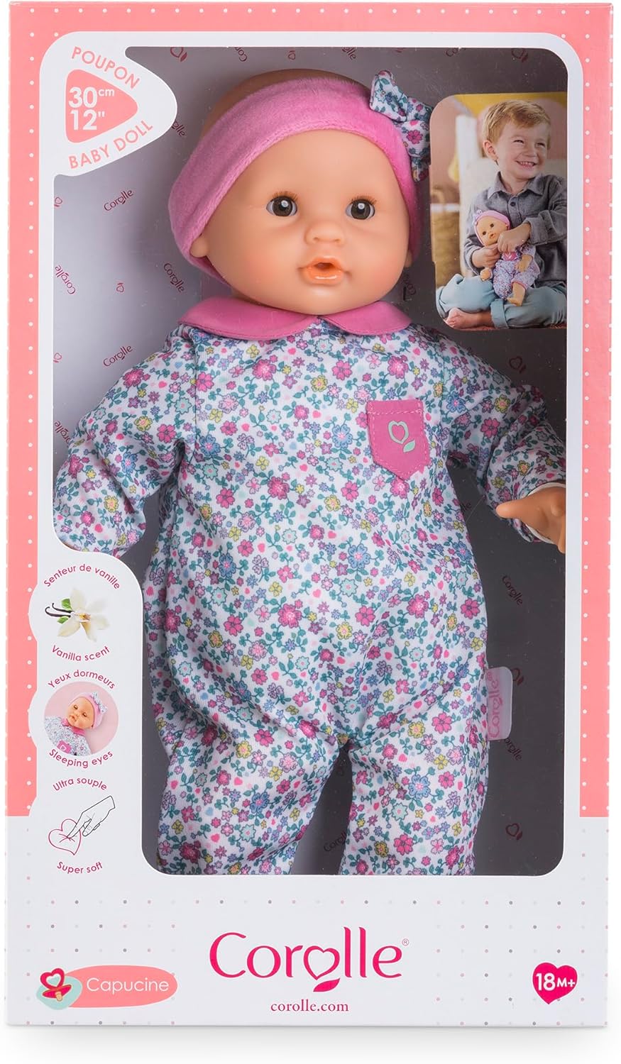 Bébé Calin- Capucine 12" Soft Baby Doll