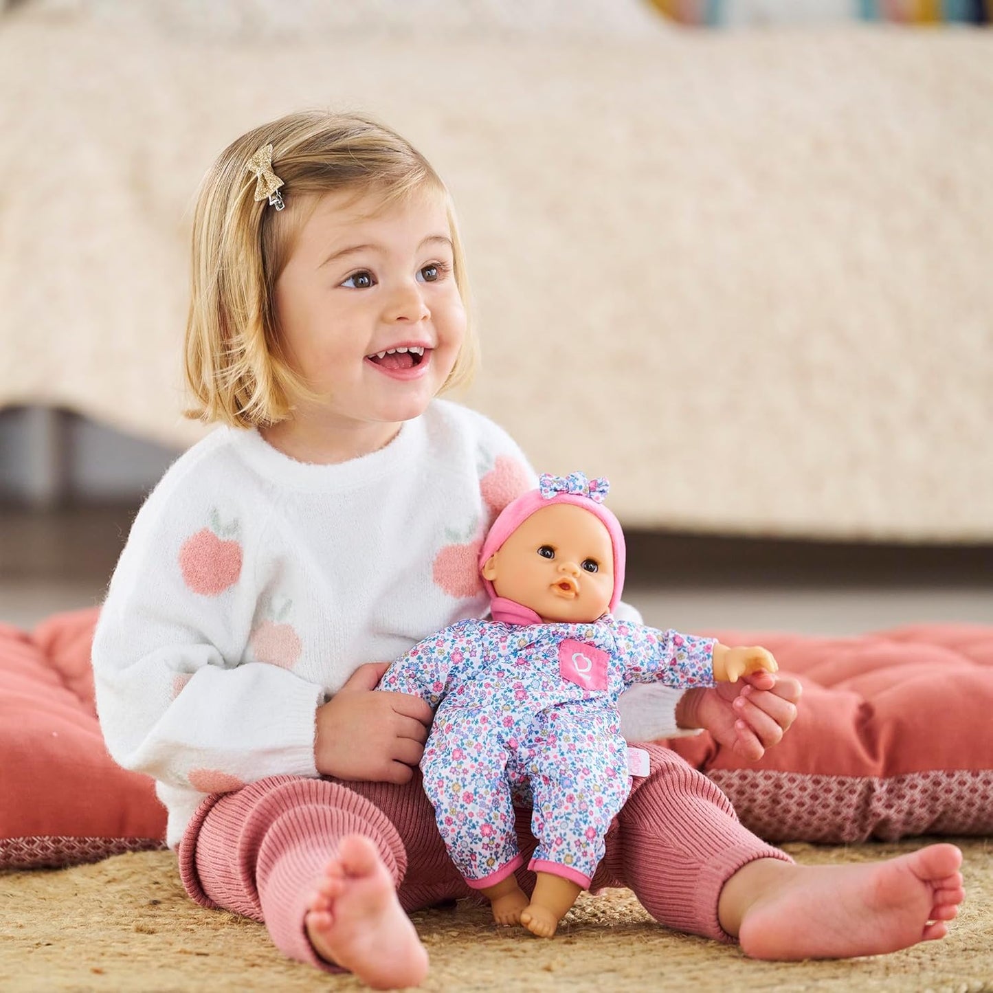 Bébé Calin- Capucine 12" Soft Baby Doll