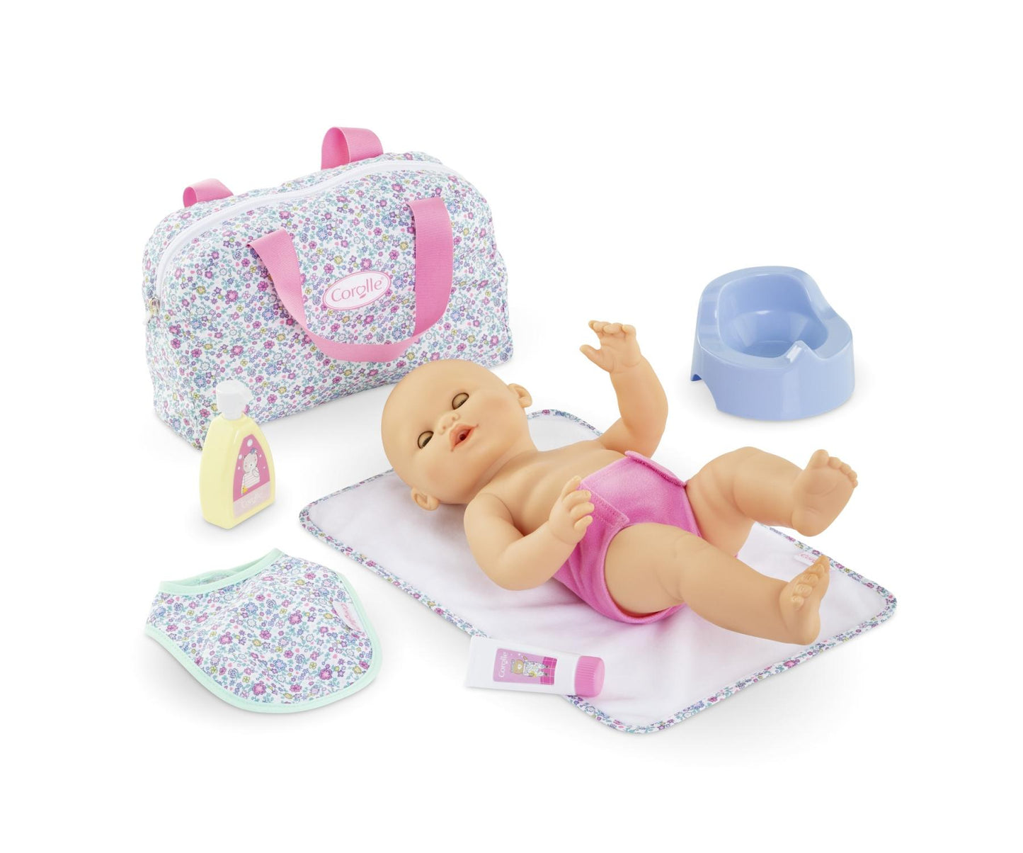 Floral Changing Accessory Set for 12", 14" & 17" Dolls