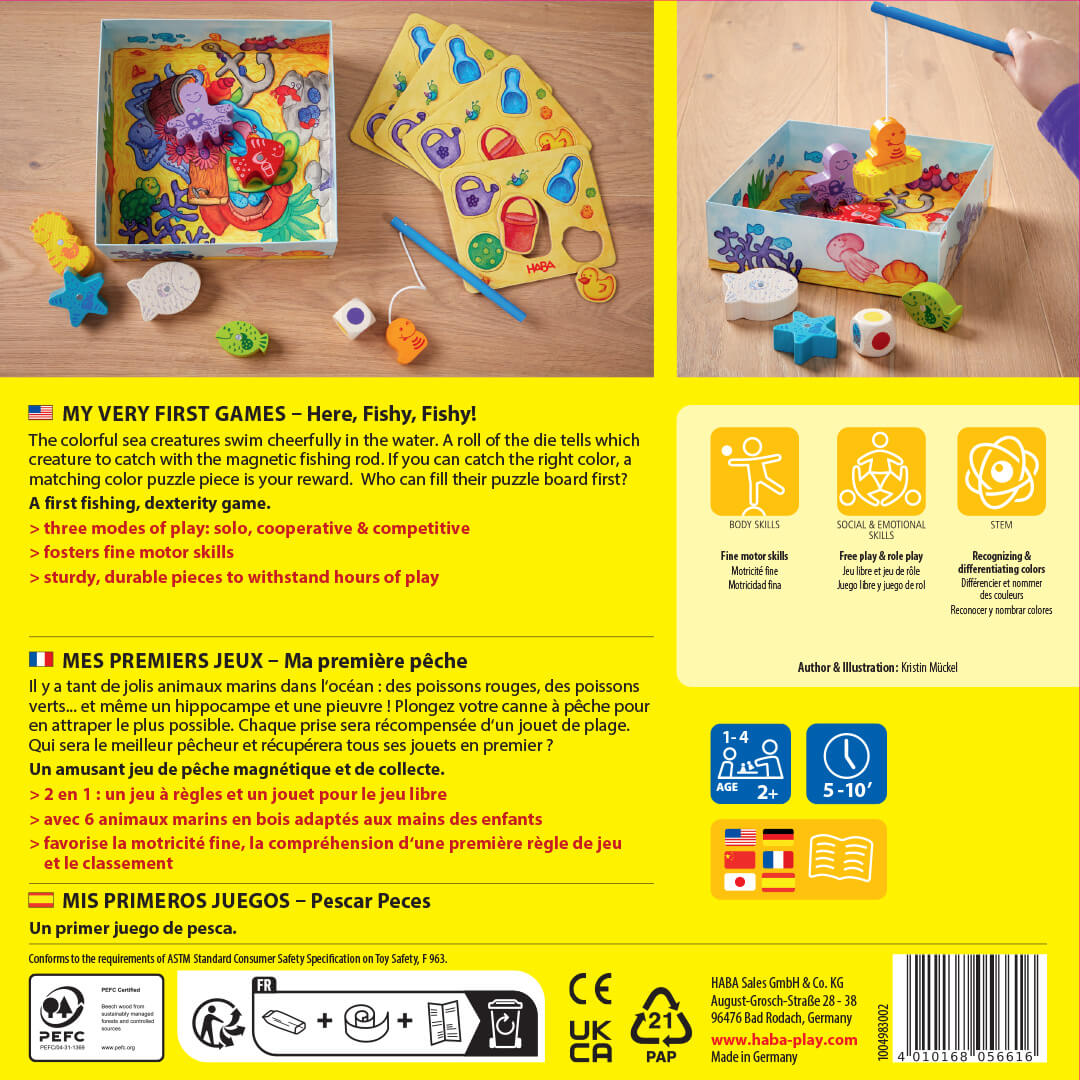 My Very First Games - Here, Fishy, Fishy! Magnetic Game